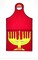 Chanukah Menorah Pocket Craft Kit, 11" x 6", 20 Pack – Hanukkah Classroom & Kids Craft Activity